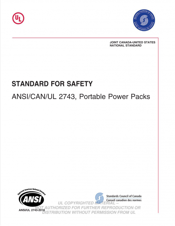 UL 2743 PDF UL 2743 PDF